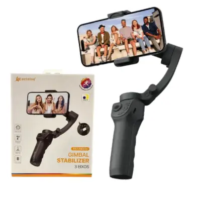 Estabilizador De Celular Gimbal Preto Pei-M01B