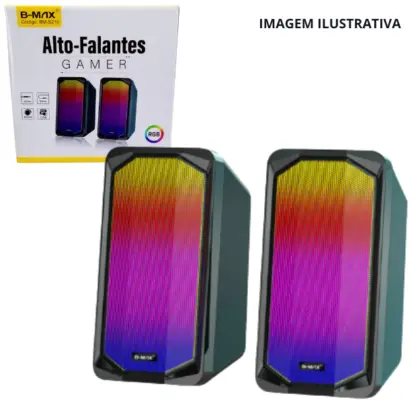 Caixa De Som Gamer P/ Pc Bm-S210