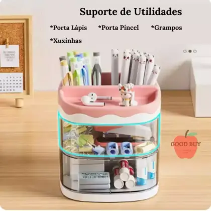 Organizador Porta Lápis C/ Divisórias Ka-2322