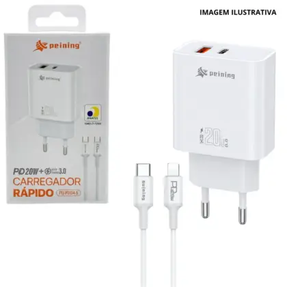 Carregador Tipo C Tipo C 20W Pei-Pd104-5