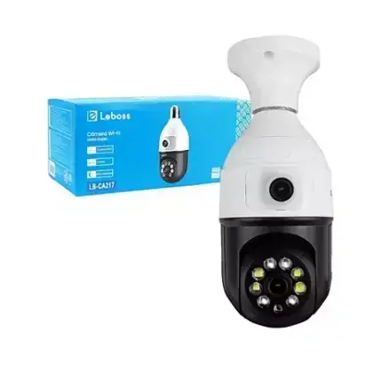 Câmera De Segurança Wif-Fi Lente Dupla Lb-Ca217
