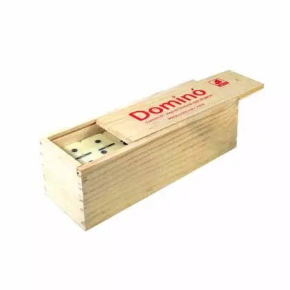 Dominó Na Caixa De Madeira 28 Pçs Ka-6949 Ka-6959
