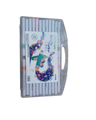 Kit 48 Canetinhas Acrilicas De Contorno Sy0158-48 21027