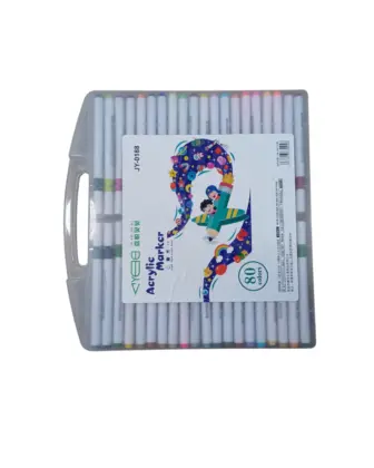 Kit 80 Canetinhas Acrilicas De Contorno Sy0158-80