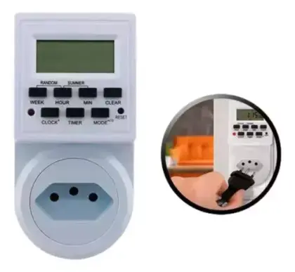 Temporizador Digital Bivolt Tomada Le-5303