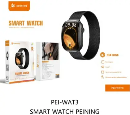 Smartwatch Tela Curva Pei-Wat3