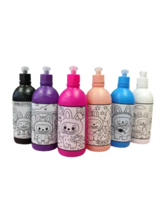 Garrafa P/ Colorir Lafufu