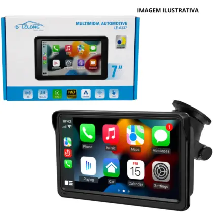Le-6337 Multimídia P Carro 7" Carplay Android Auto