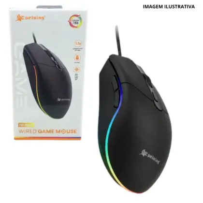 Pei-Me05 Mouse Gamer C/ Fio 3.600Dpi Rgb