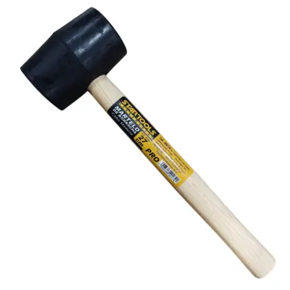 Ar0120 Martelo De Borracha Cabo De Madeira 27Cm Startools