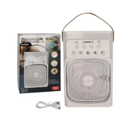 Ar0922 Climatizador E Ventilador Led Branco Portátil Startools