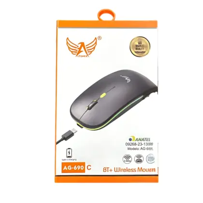 Mouse Recarregavel Sem Fio Ag-690C