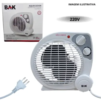 Aquecedor Termoventilador Elétrico Bk-Aqu220 220V