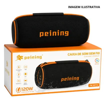 Caixa De Som 120W Peining Pei-292Bts