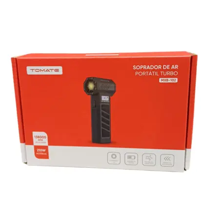 Soprador De Ar Turbo Portátil 210W Mxb-102