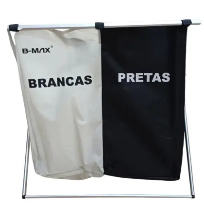 Cesto De Roupa Suja Com 2 Partes Bm-F1320