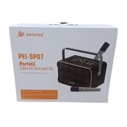 Pei-Sp07 Caixa De Som Sem Fio Portatil
