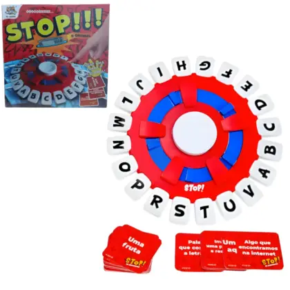 Jogo Tabuleiro Stop Letras Tk-Ab9790