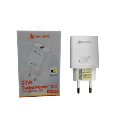 Fonte Usb 20W 3.0 Pei-Qc16