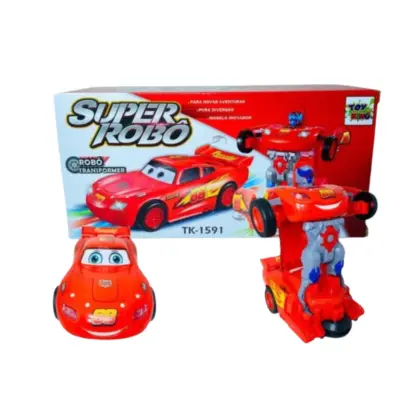 Carrinho Rm Super Robo C/Motor A Pilha Tk-1591