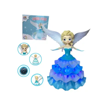 Boneca De Plastico Angel Star Tk-Ab7958