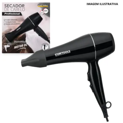 Secador De Cabelo Profissional 1800W 127V Ar0883