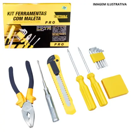 Kit Ferramentas 12 Pcs C Maleta Ar0799