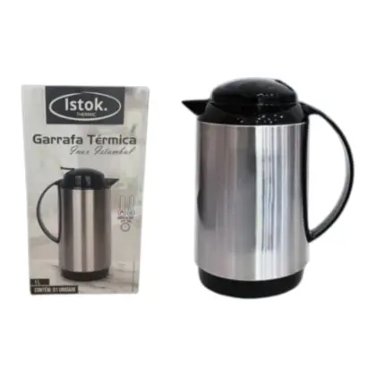 Garrafa Térmica 1 L Inox Istambul Istok Is0203