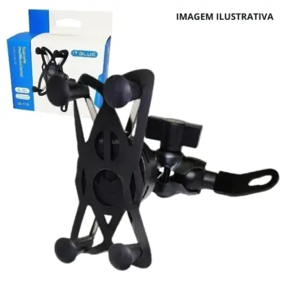 Suporte De Celular P/Moto E Bicicleta Le-115