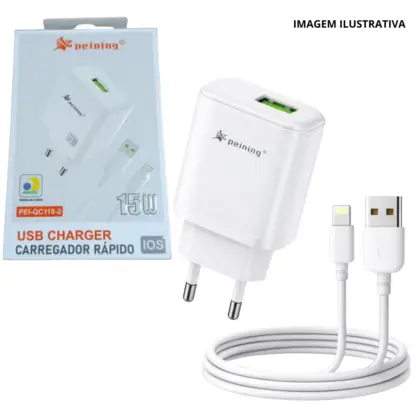 Carregador Usb 3.1A Ip Pei-Qc119-2