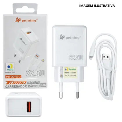 Carregador Usb 22.5W Ip Pei-Qc103-2