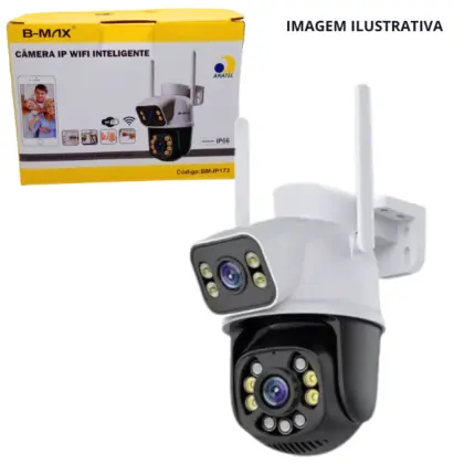 Camera Ip Wifi Inteligente B-Max Bm-Ip173