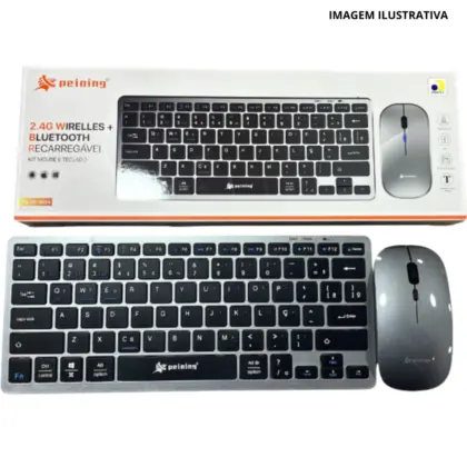 Kit Mouse E Teclado S/Fio Peining Pei-Fr3024