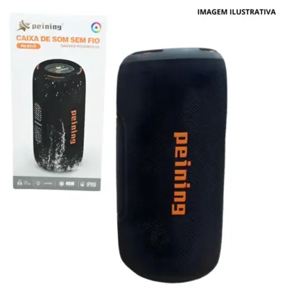 Caixa De Som 40W Led Rgb Pei-S115