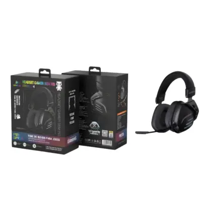 Fone Headset Gamer Rgb Sem Fio Pei-Gm011