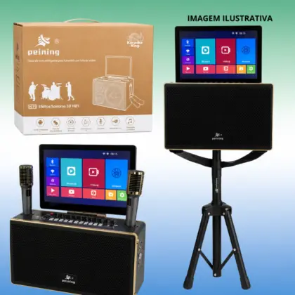 Caixa De Som Karaoke King Hifi Peining Pei-Vks03