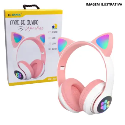 Fone De Ouvido Sem Fio Gatinho Bm-222