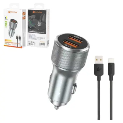 Carregador Veicular Turbo Usb/Tpc 45W Pei-F120-3