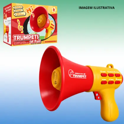 Megafone Infantil Trumpets Xc-01 Me-253