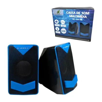Caixa De Som Multimidia 6W Xc-Cm-08