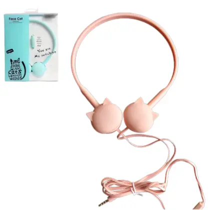 Fone Headphone De Gatinho Infantil Mo-Er2