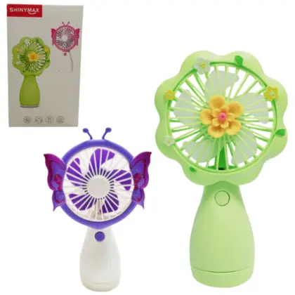Mini Ventilador De Mão Flor Zb096A Shinymax