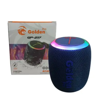Caixa De Som 10W Luz Rgb Gp-217