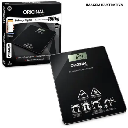 Balança 180Kg Premium Sl0372D
