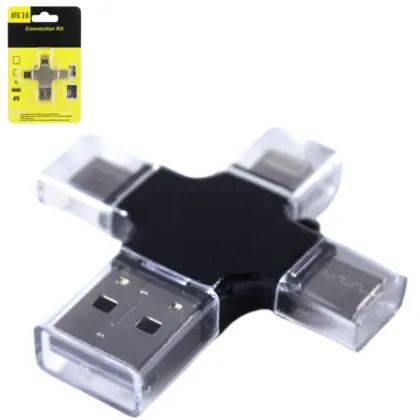 Adaptador Otg Usb/V8/Ios/Tpc Dkq5740