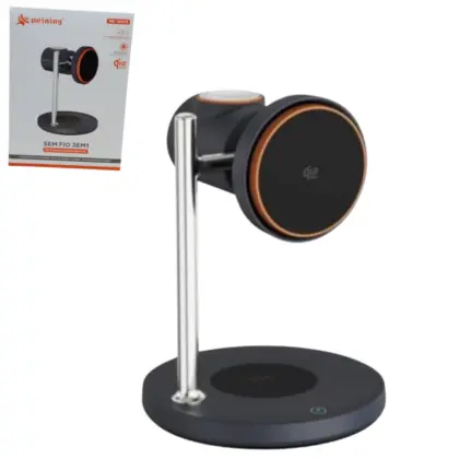 Pei-Ws33 Carregador Magnetico 3 In 1 Pei-Ws33