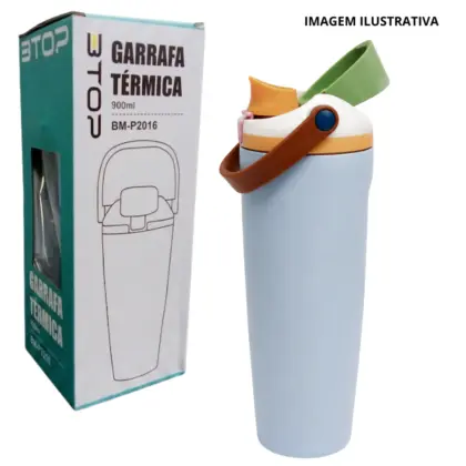 Garrafa Termica Btop C/ Alça 900Ml Bm-P2016