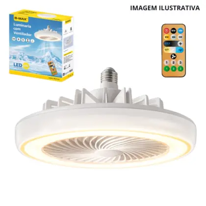 Luminaria C/Ventilador Led 30W Bm-F3104