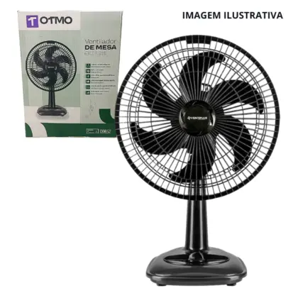 Ventilador Osc De Mesa 40Cm Preto 127V Vm4010