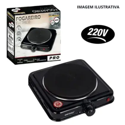 Fogareiro Eletrico 1 Boca 1000W 220V Ar0542